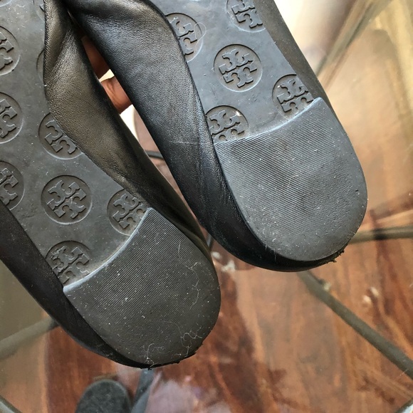Tory Burch Leather Ballerina Flats - Picture 3 of 6